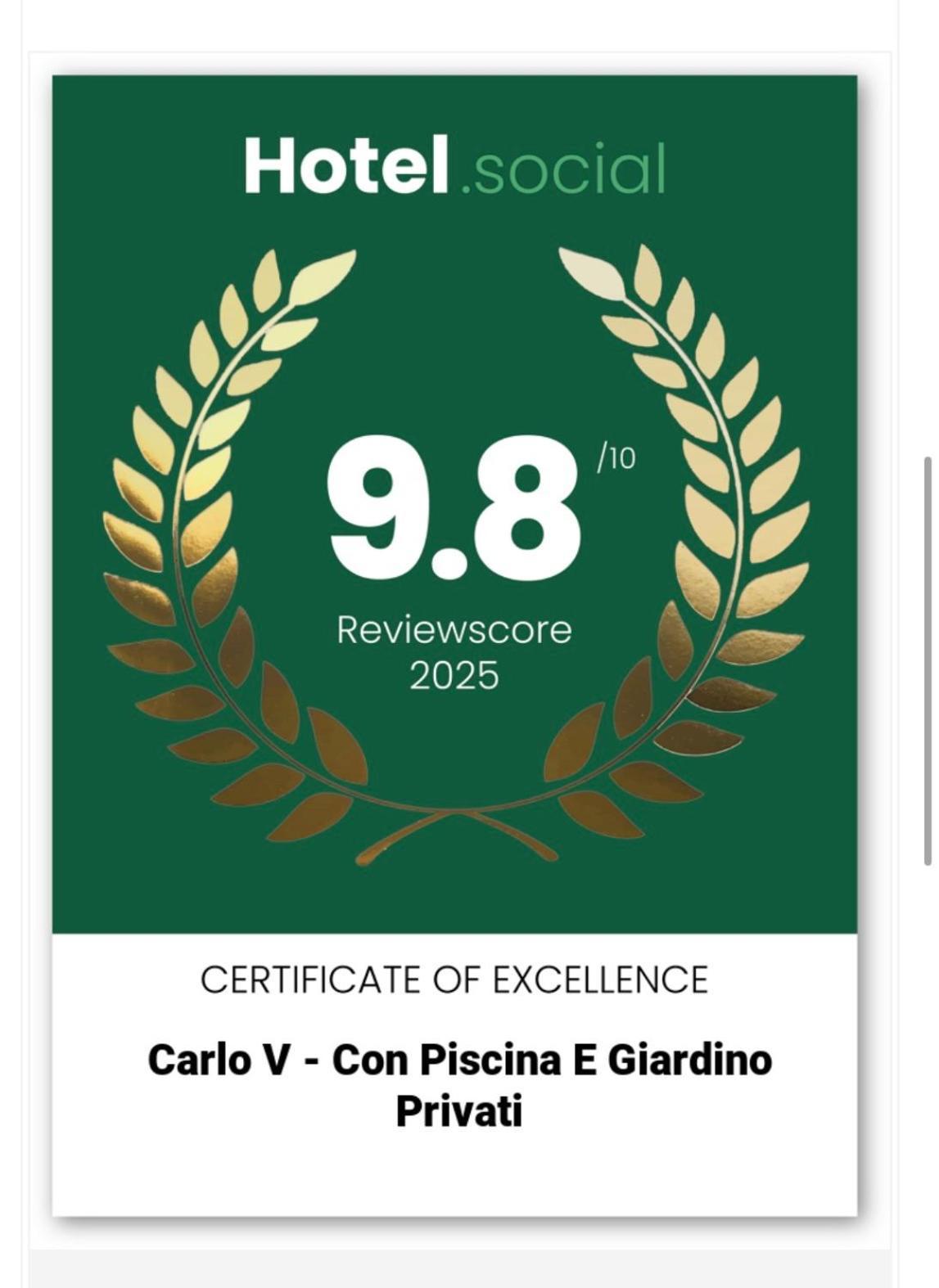 莱切Carlo V - Con Piscina E Giardino Privati公寓 外观 照片